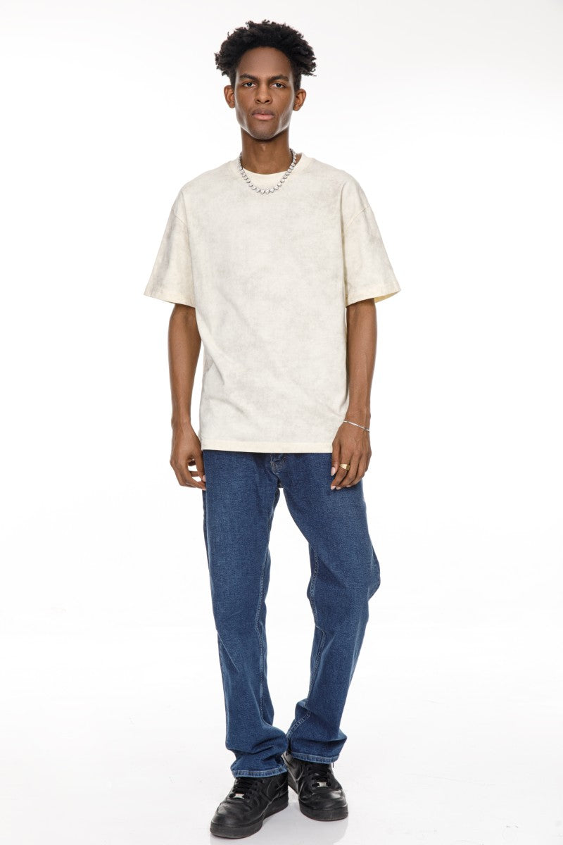 DNM UNITED Beige T-Shirt – 100% Cotton - oversized
