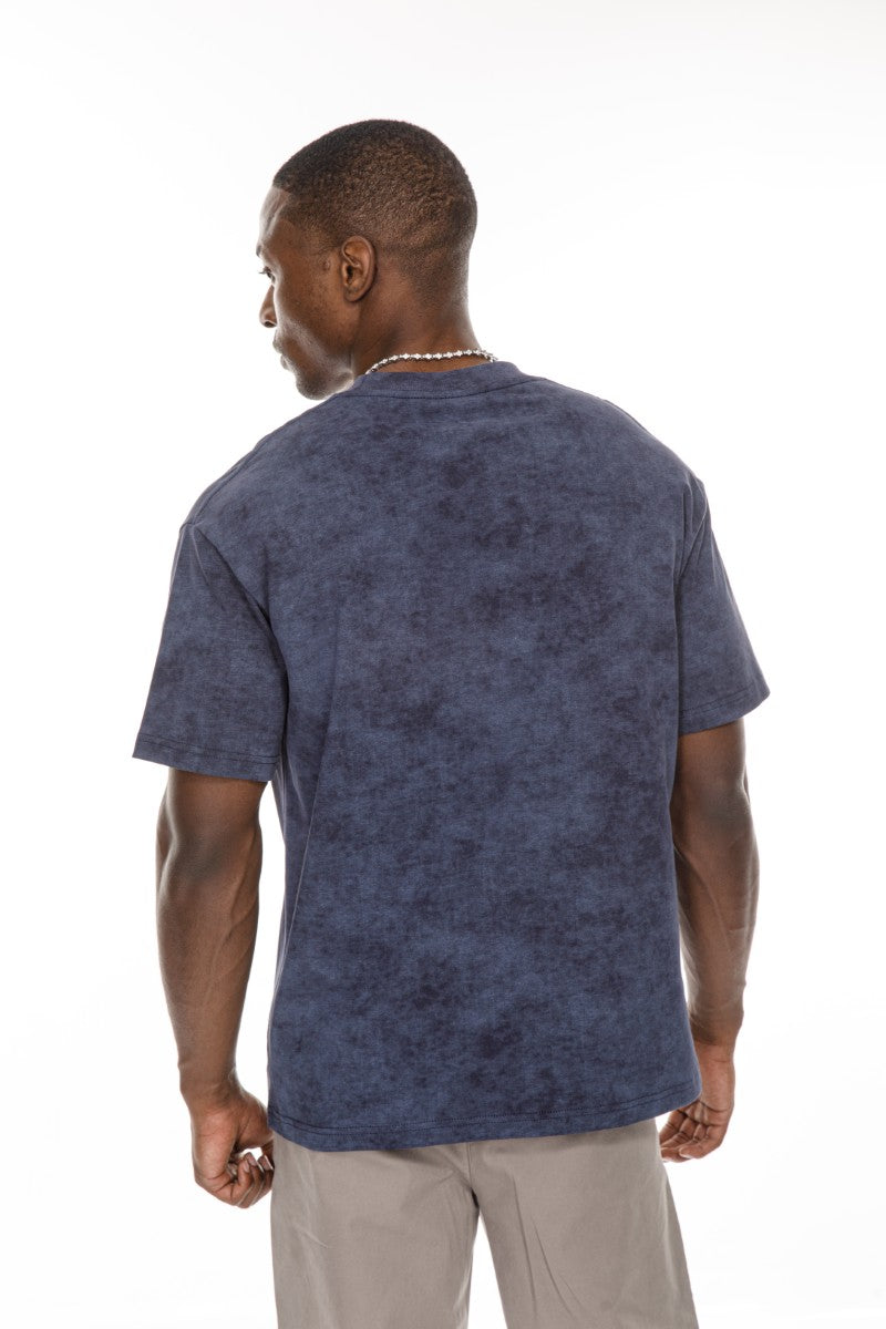 DNM UNITED Blue T-Shirt – 100% Cotton - oversized