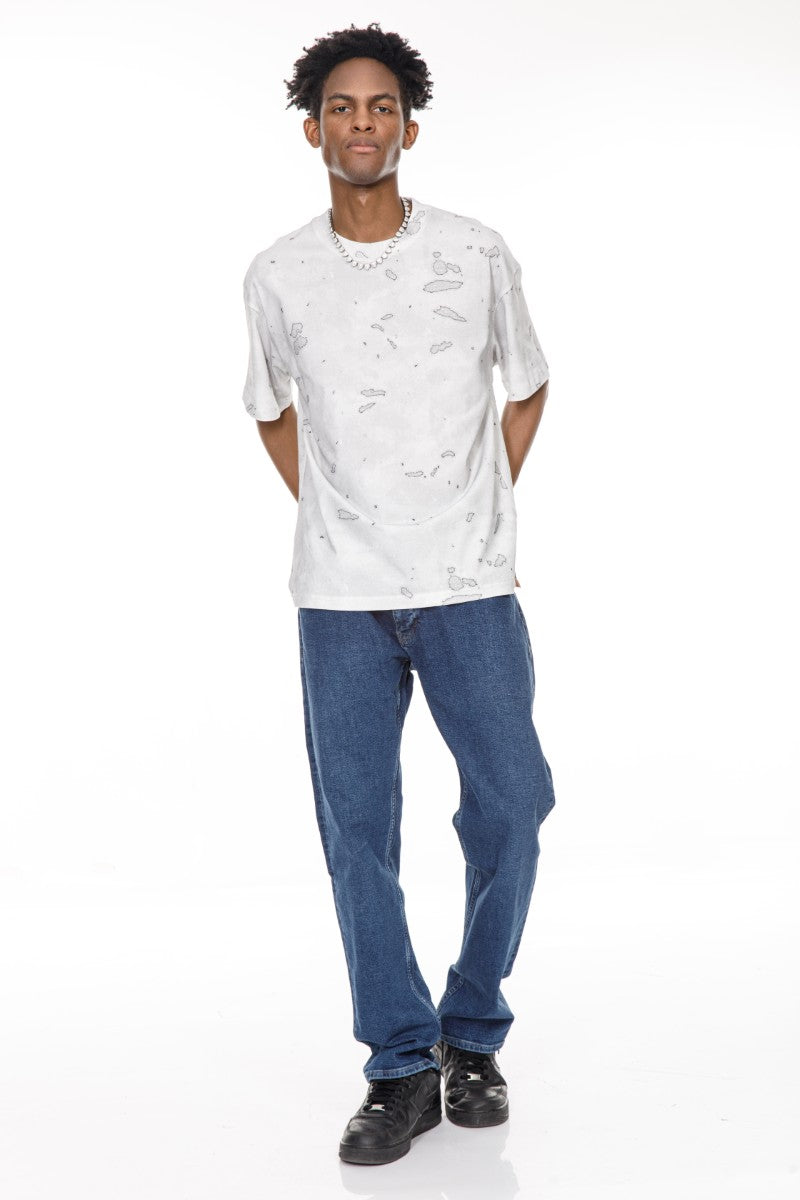 DNM UNITED White T-Shirt - oversized