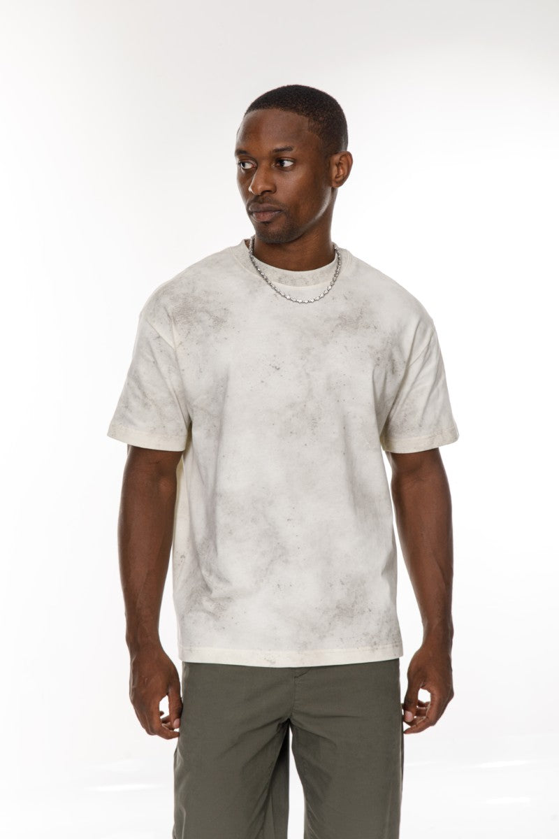 DNM UNITED Beige T-Shirt – 100% Cotton - oversized