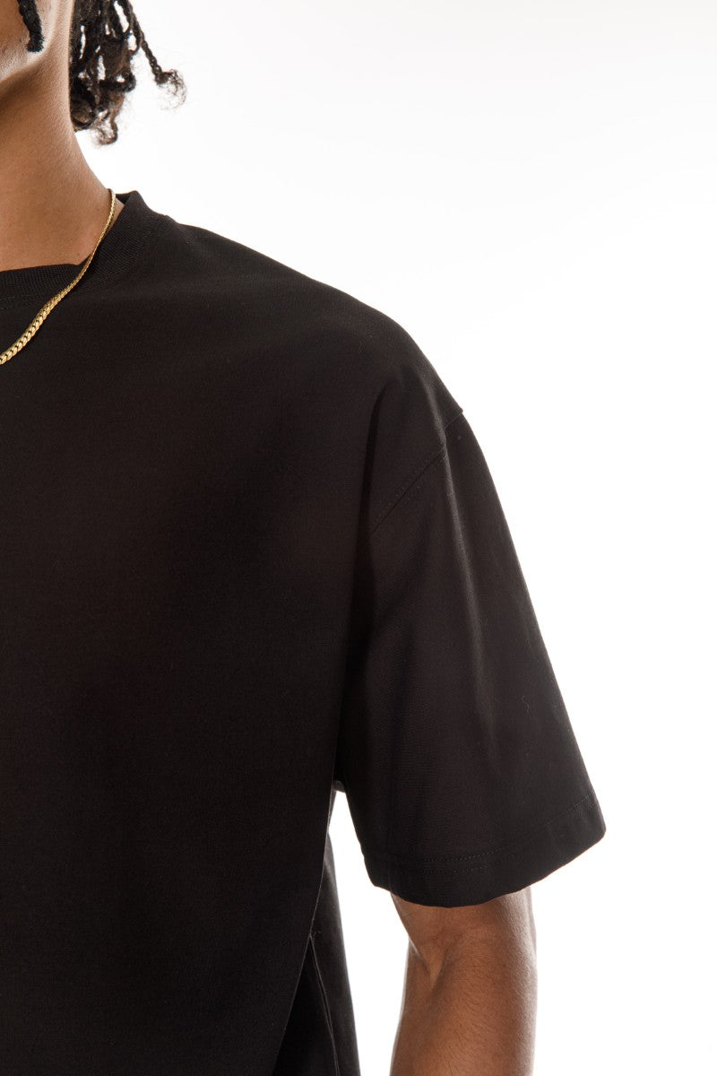DNM UNITED Black T-Shirt - basic - oversized