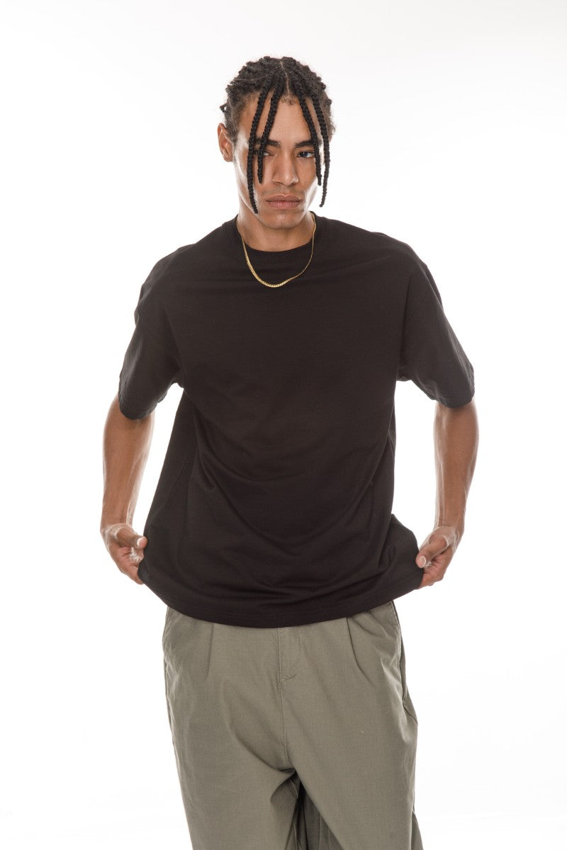 DNM UNITED Black T-Shirt - basic - oversized
