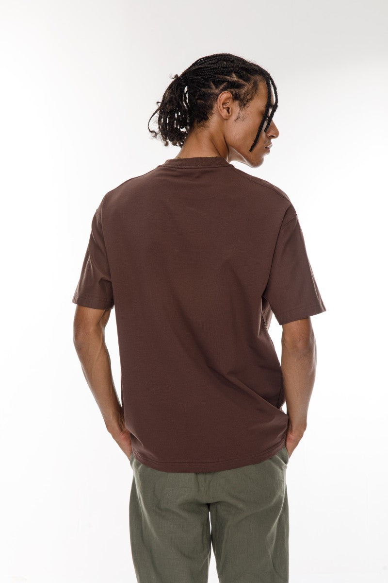 DNM UNITED Brown T-Shirt - oversized