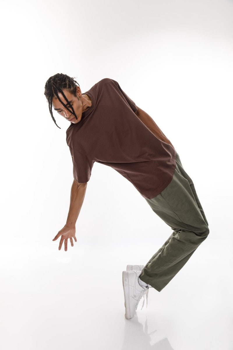 DNM UNITED Brown T-Shirt - oversized