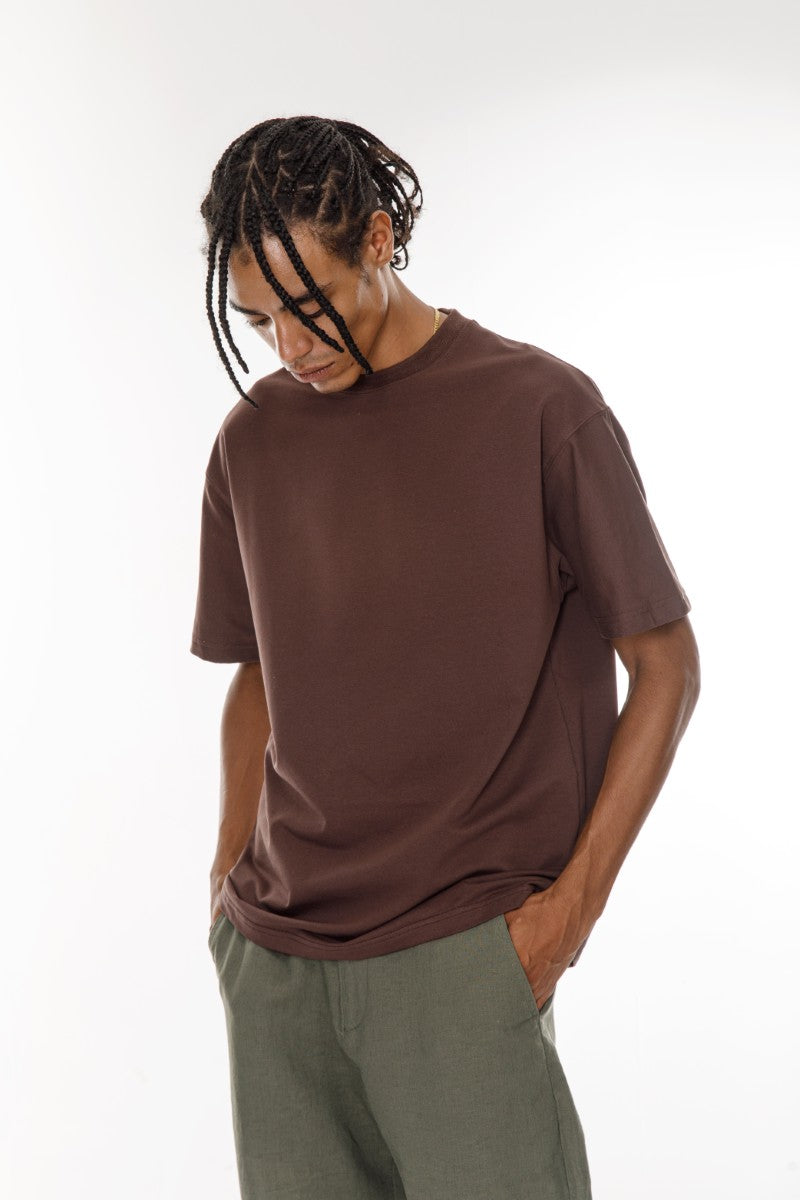 DNM UNITED Brown T-Shirt - oversized