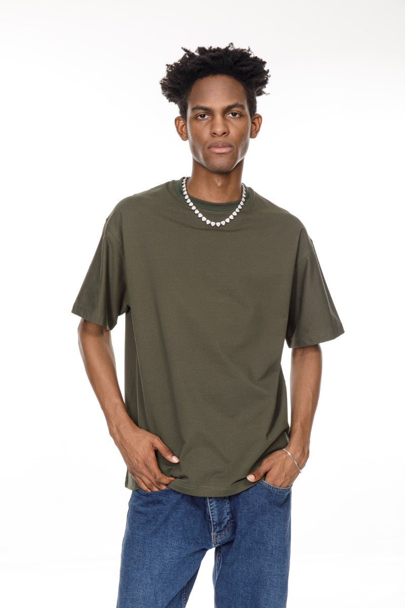 DNM UNITED Dark Green T-Shirt - oversized