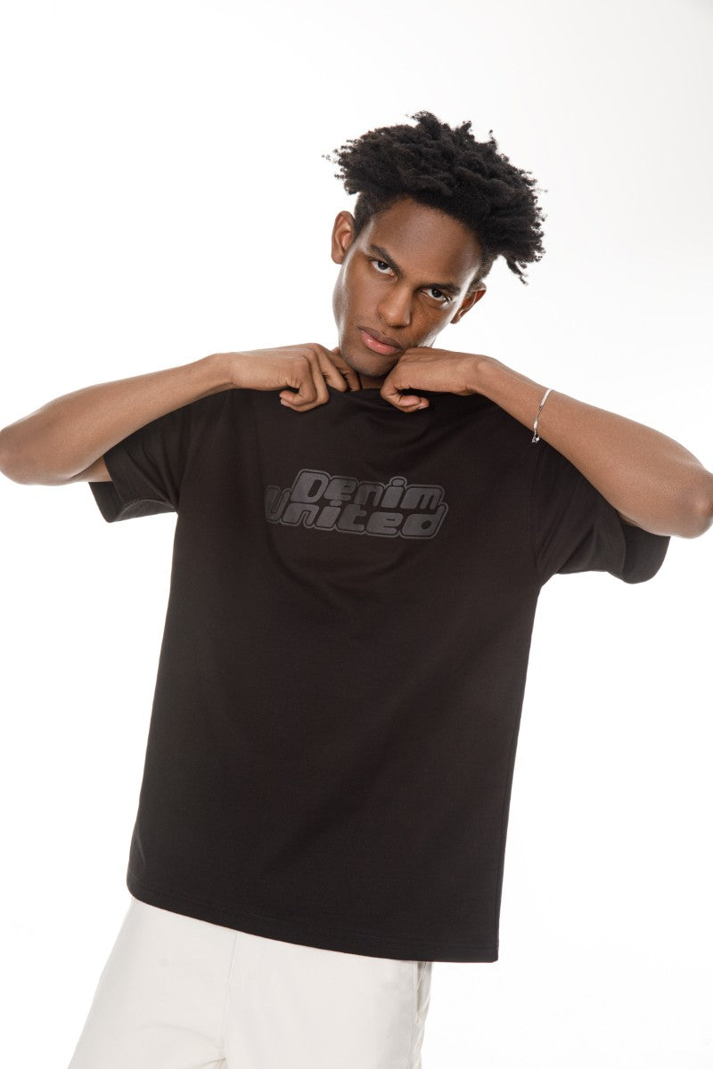 DNM UNITED Black T-Shirt - oversized