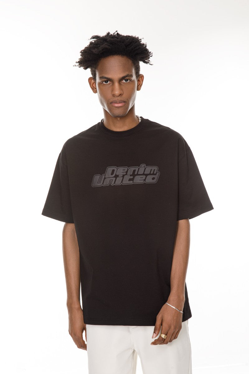 DNM UNITED Black T-Shirt - oversized