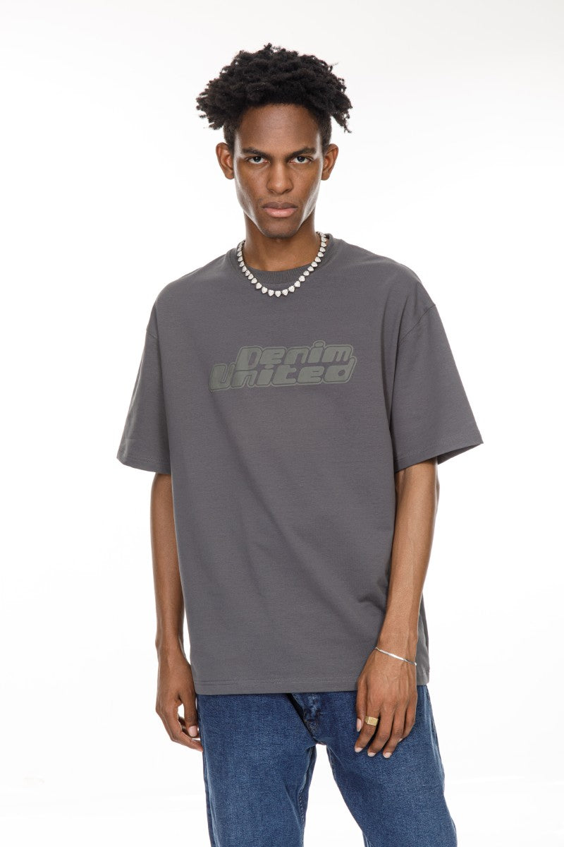 DNM UNITED Dark Grey T-Shirt - oversized