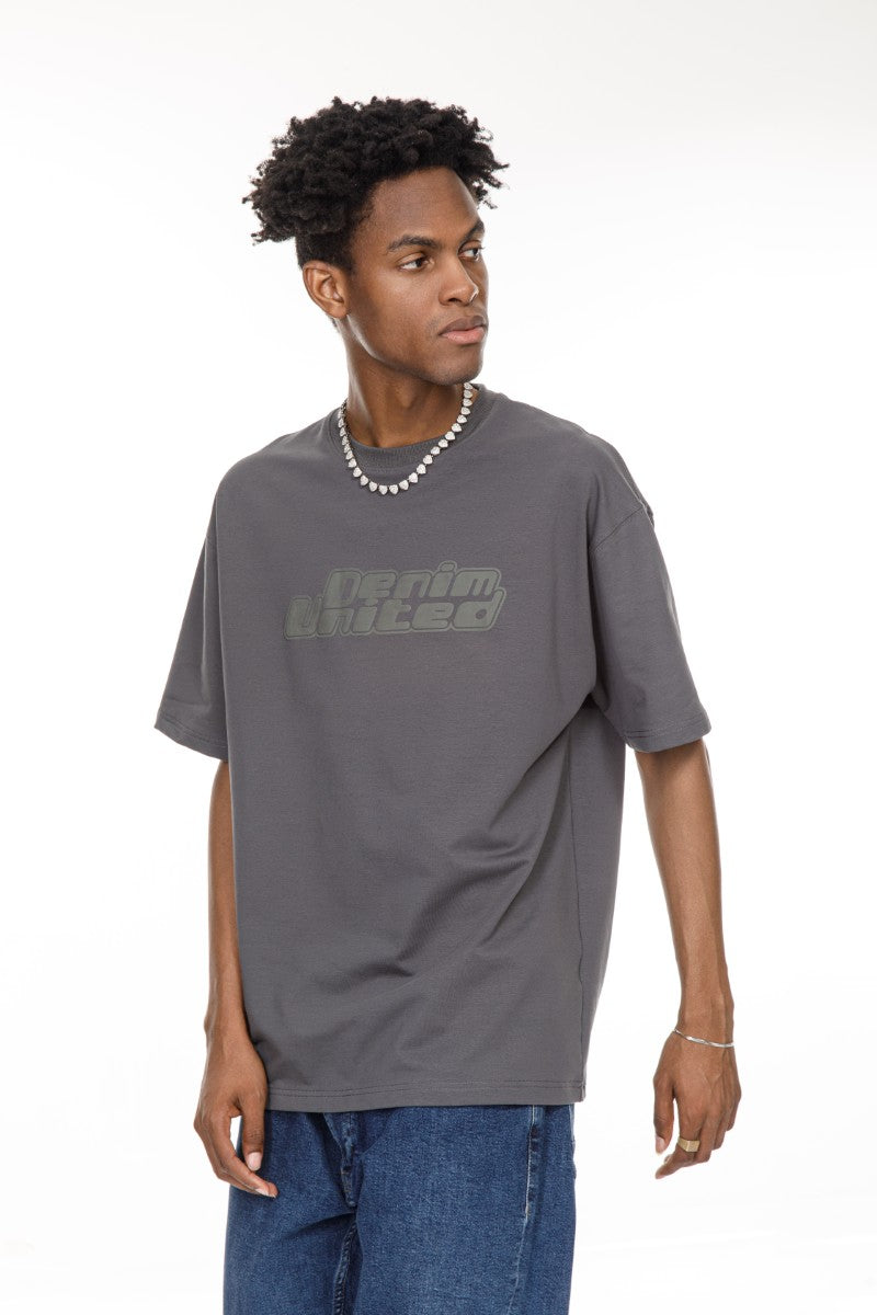 DNM UNITED Dark Grey T-Shirt - oversized