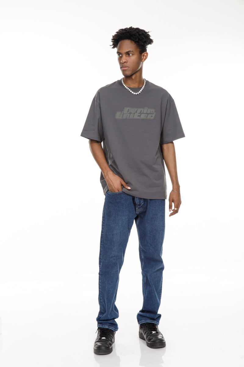 DNM UNITED Dark Grey T-Shirt - oversized