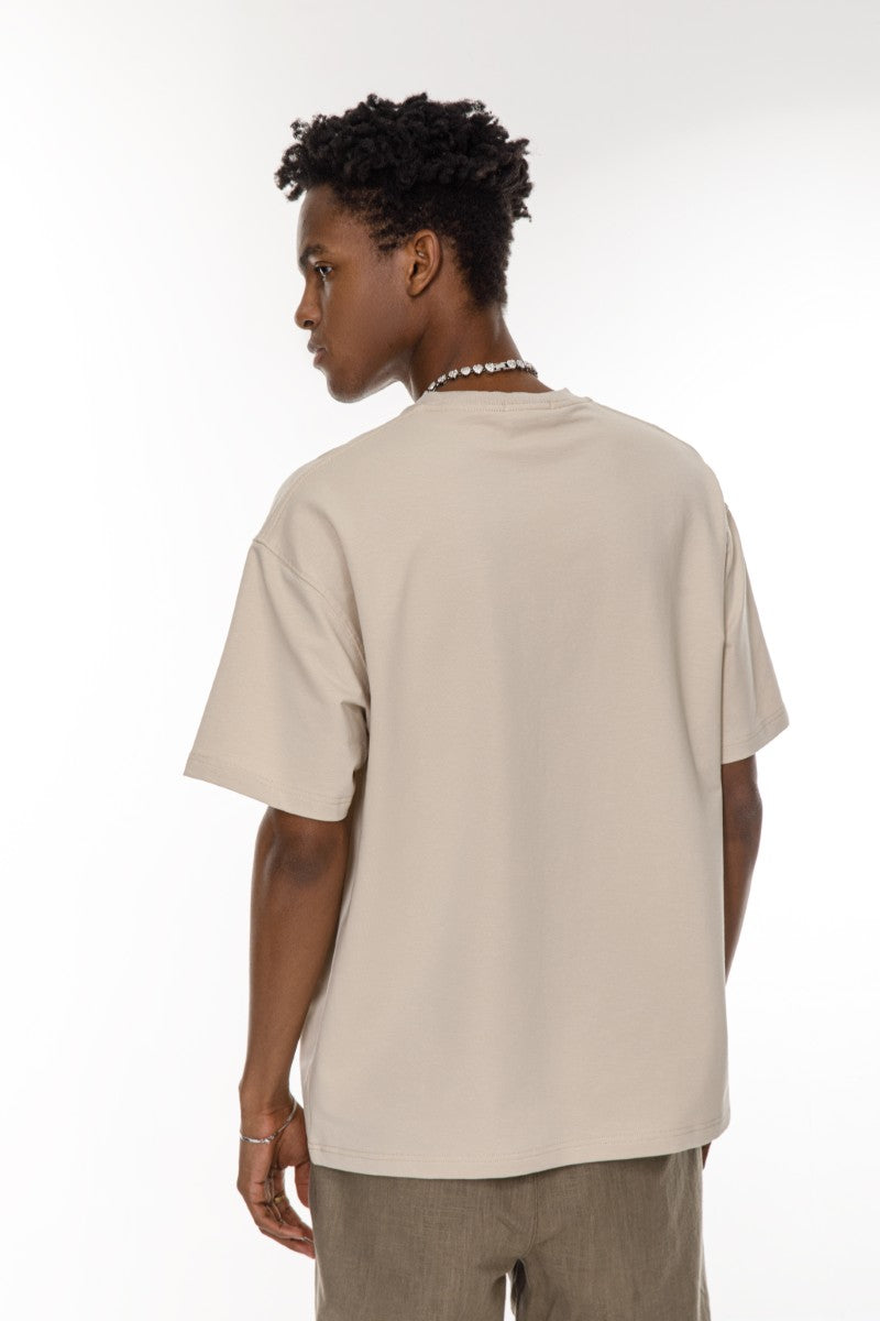 DNM UNITED Beige T-Shirt - oversized