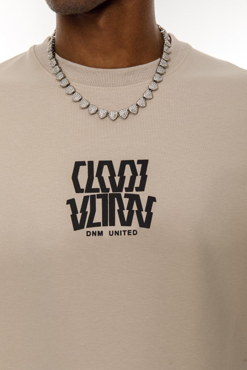 DNM UNITED Beige T-Shirt - oversized