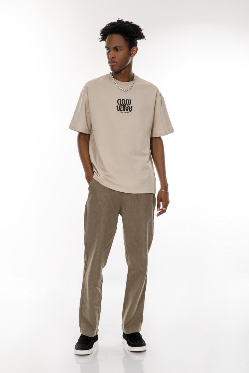 DNM UNITED Beige T-Shirt - oversized