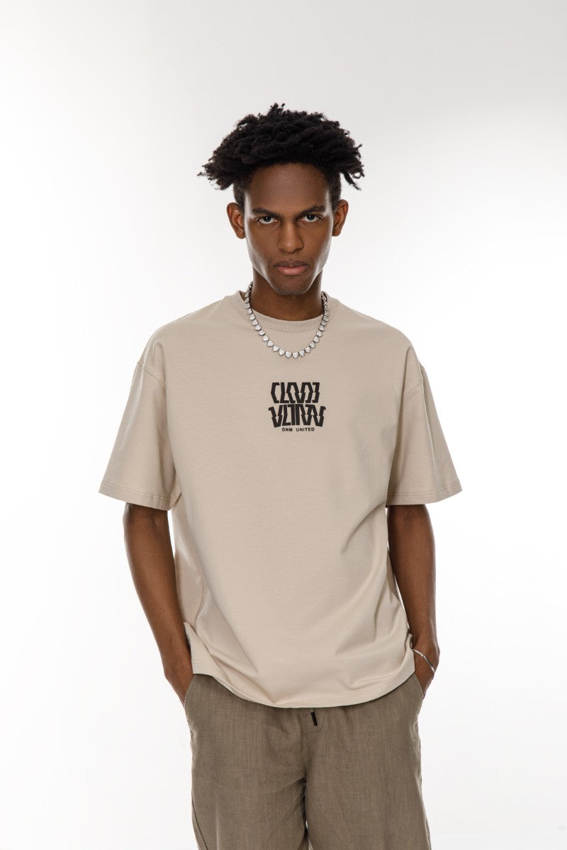 DNM UNITED Beige T-Shirt - oversized