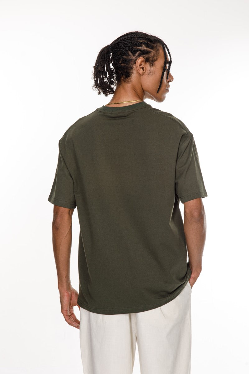 DNM UNITED Dark Green T-Shirt - oversized