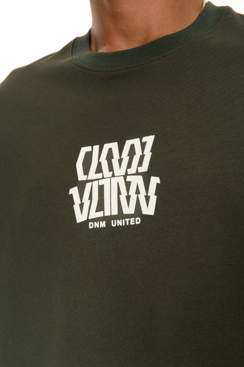 DNM UNITED Dark Green T-Shirt - oversized
