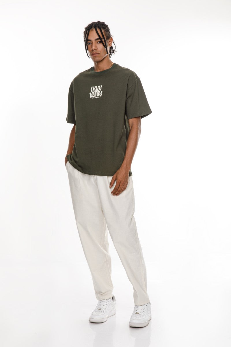 DNM UNITED Dark Green T-Shirt - oversized