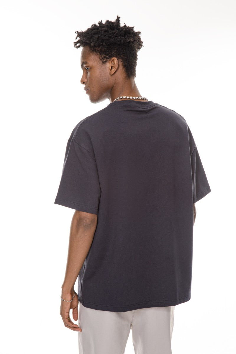 DNM UNITED Navy T-Shirt - oversized