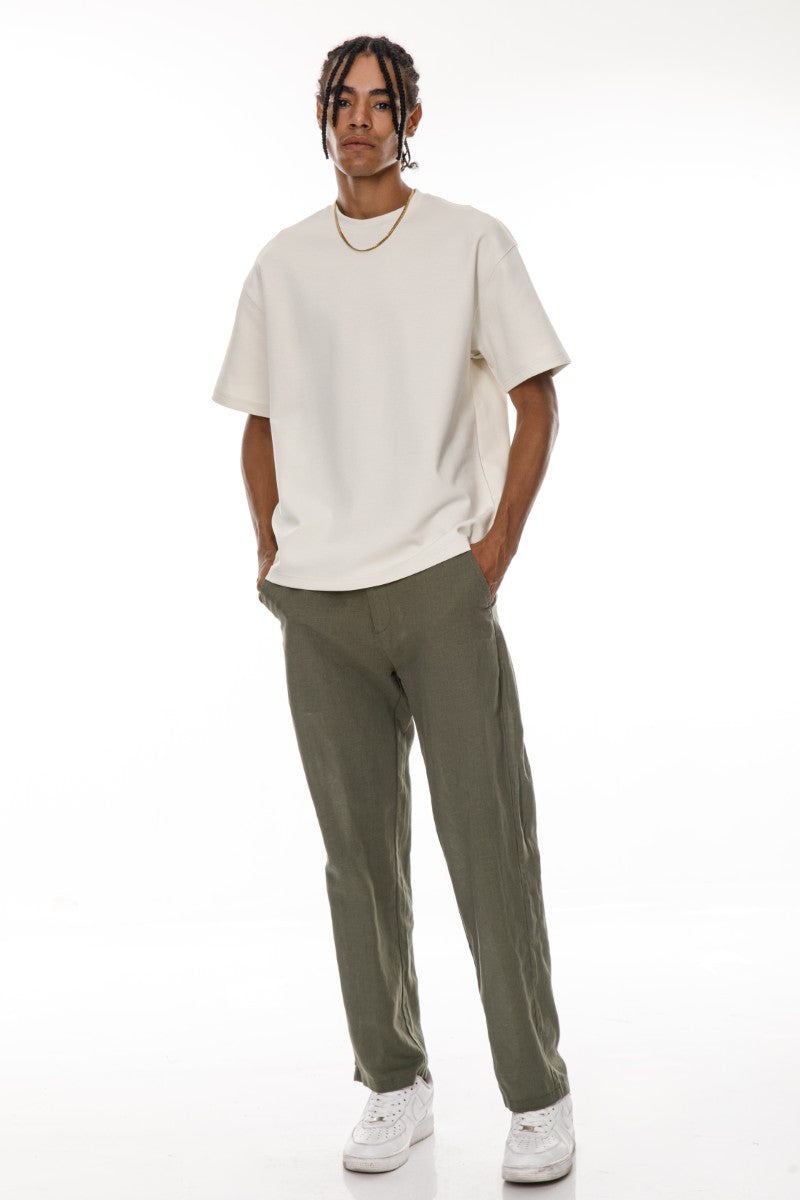 DNM UNITED Ight Beige T-Shirt - oversized
