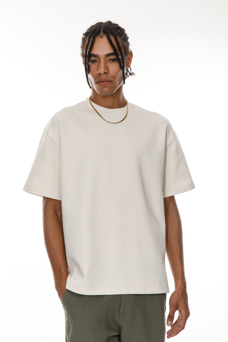 DNM UNITED Ight Beige T-Shirt - oversized