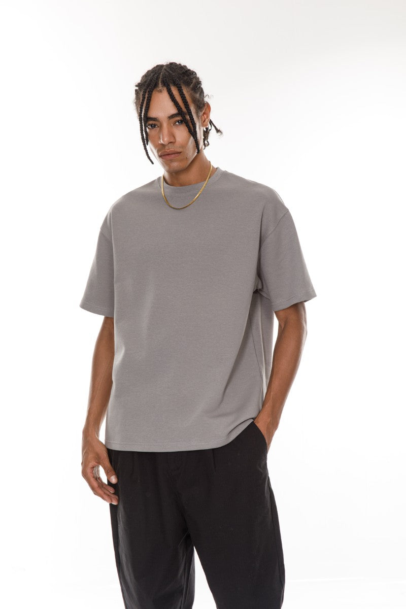 DNM UNITED Light Grey T-Shirt - oversized