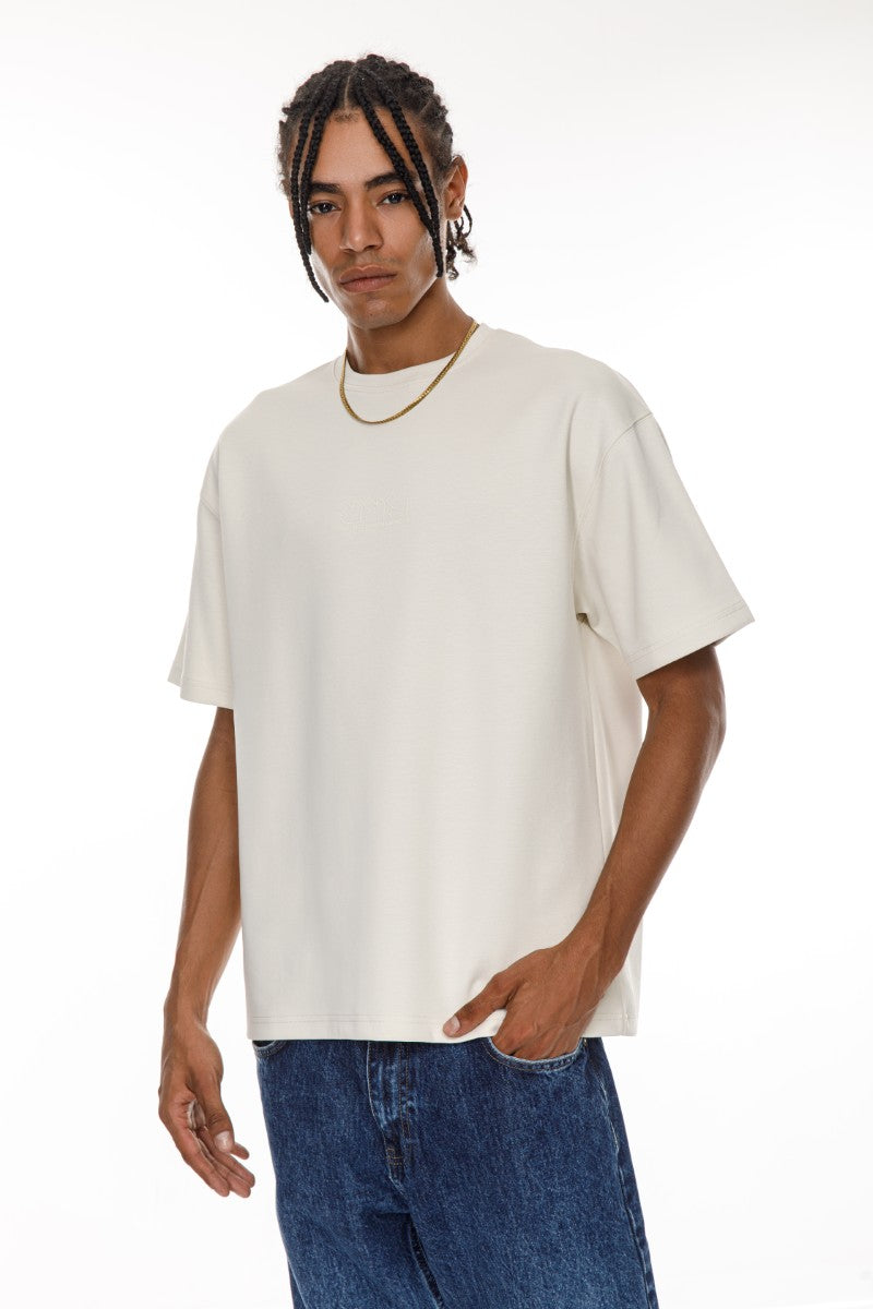 DNM UNITED Light Beige T-Shirt - oversized