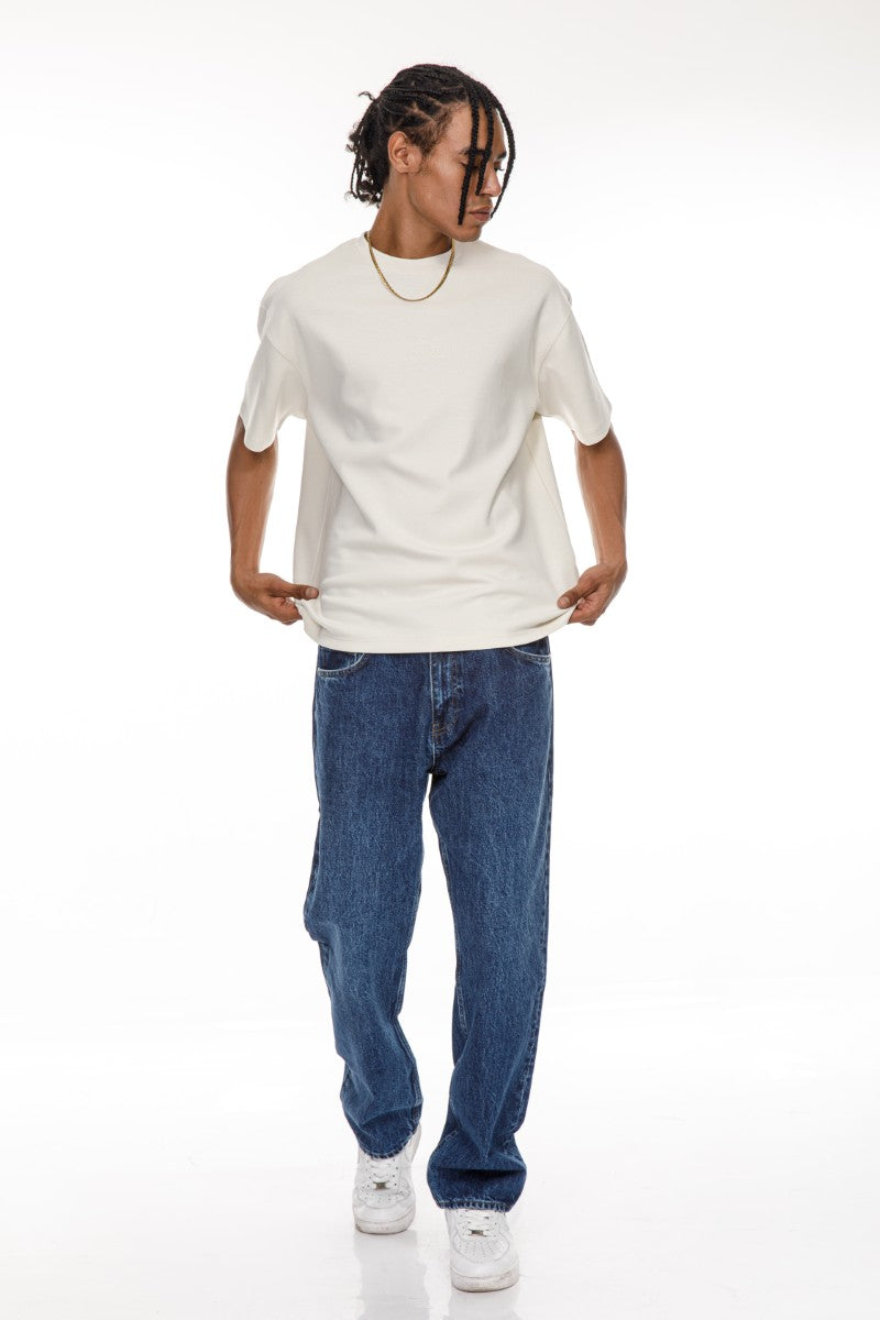 DNM UNITED Light Beige T-Shirt - oversized