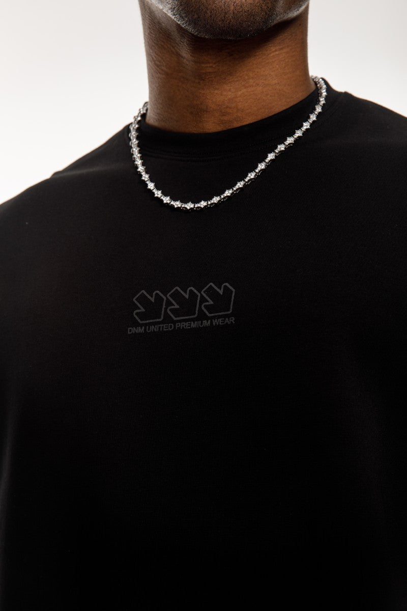 DNM UNITED Black T-Shirt - oversized