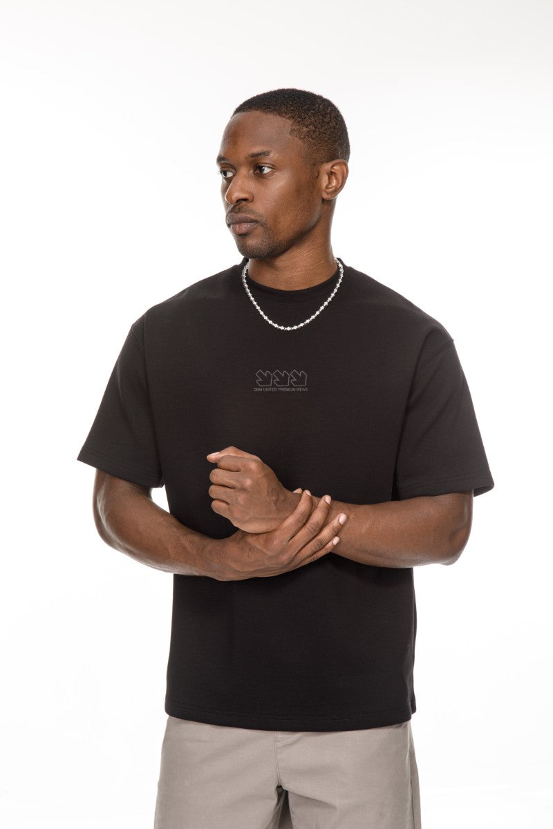 DNM UNITED Black T-Shirt - oversized
