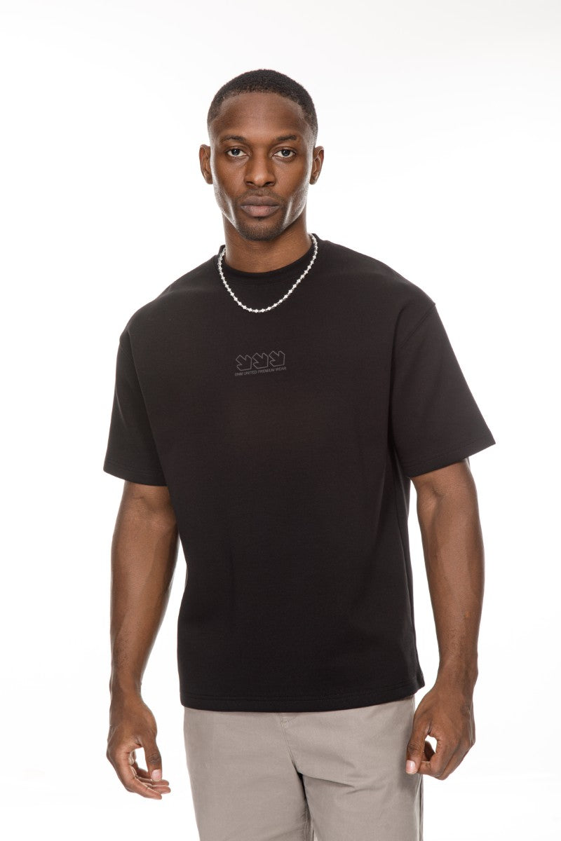 DNM UNITED Black T-Shirt - oversized