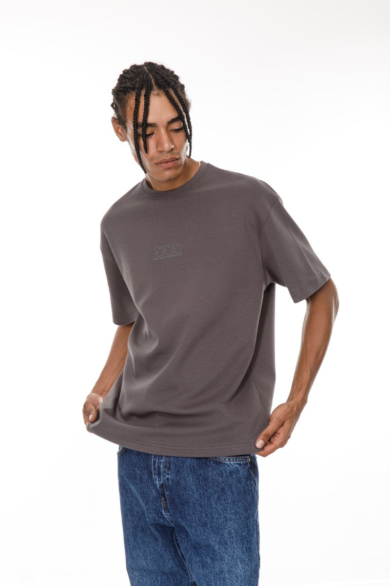 DNM UNITED Dark Grey T-Shirt - oversized