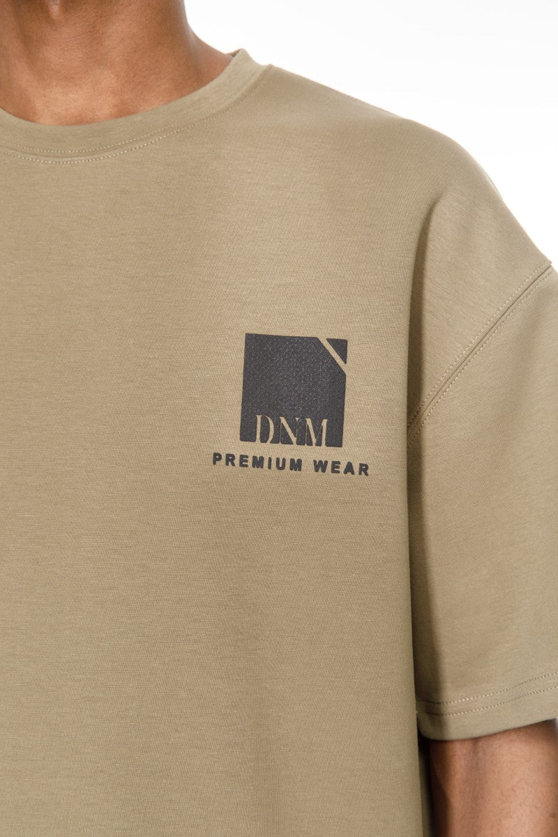 DNM UNITED Army Green T-Shirt - oversized