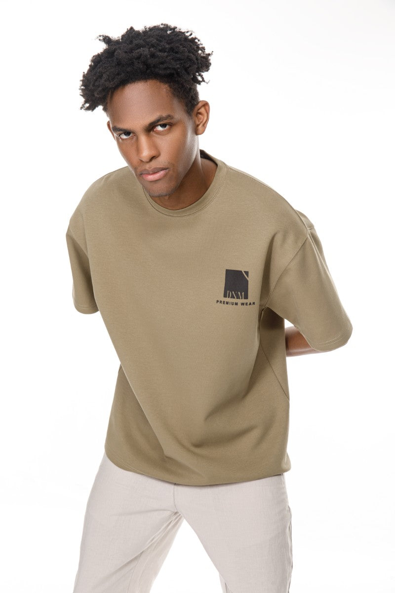 DNM UNITED Army Green T-Shirt - oversized