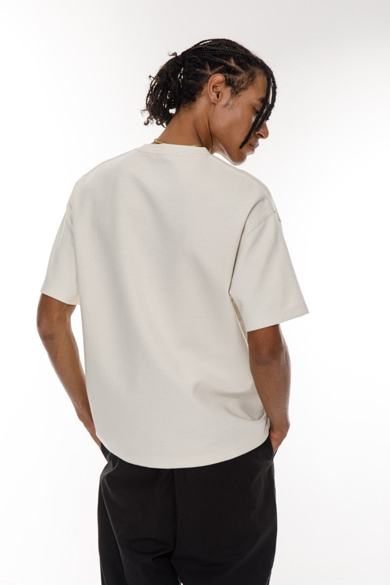 DNM UNITED light Beige T-Shirt - oversized