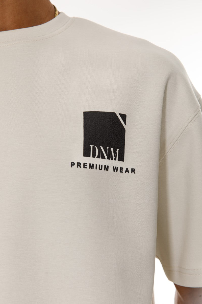 DNM UNITED light Beige T-Shirt - oversized