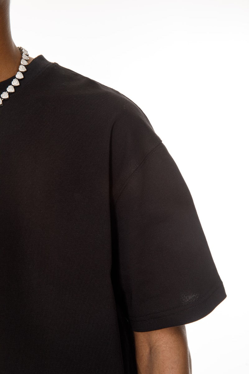 DNM UNITED Black T-Shirt %100 COTTON - oversized