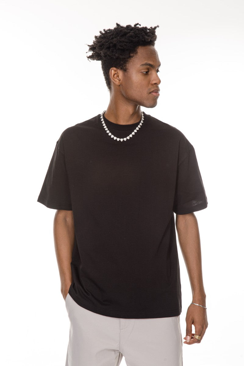 DNM UNITED Black T-Shirt %100 COTTON - oversized