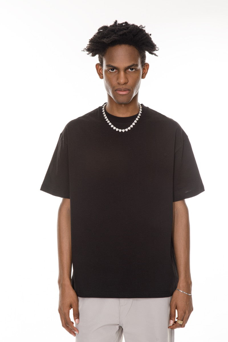 DNM UNITED Black T-Shirt %100 COTTON - oversized
