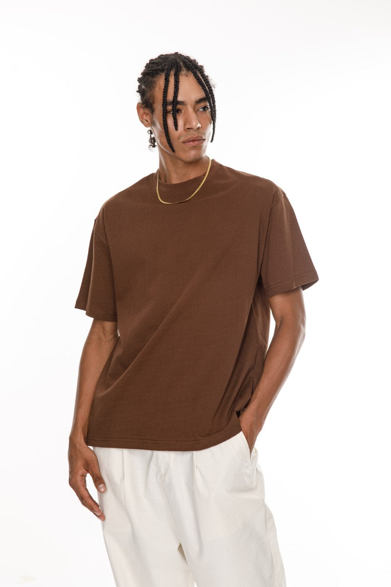 DNM UNITED Brown T-Shirt %100 COTTON - oversized