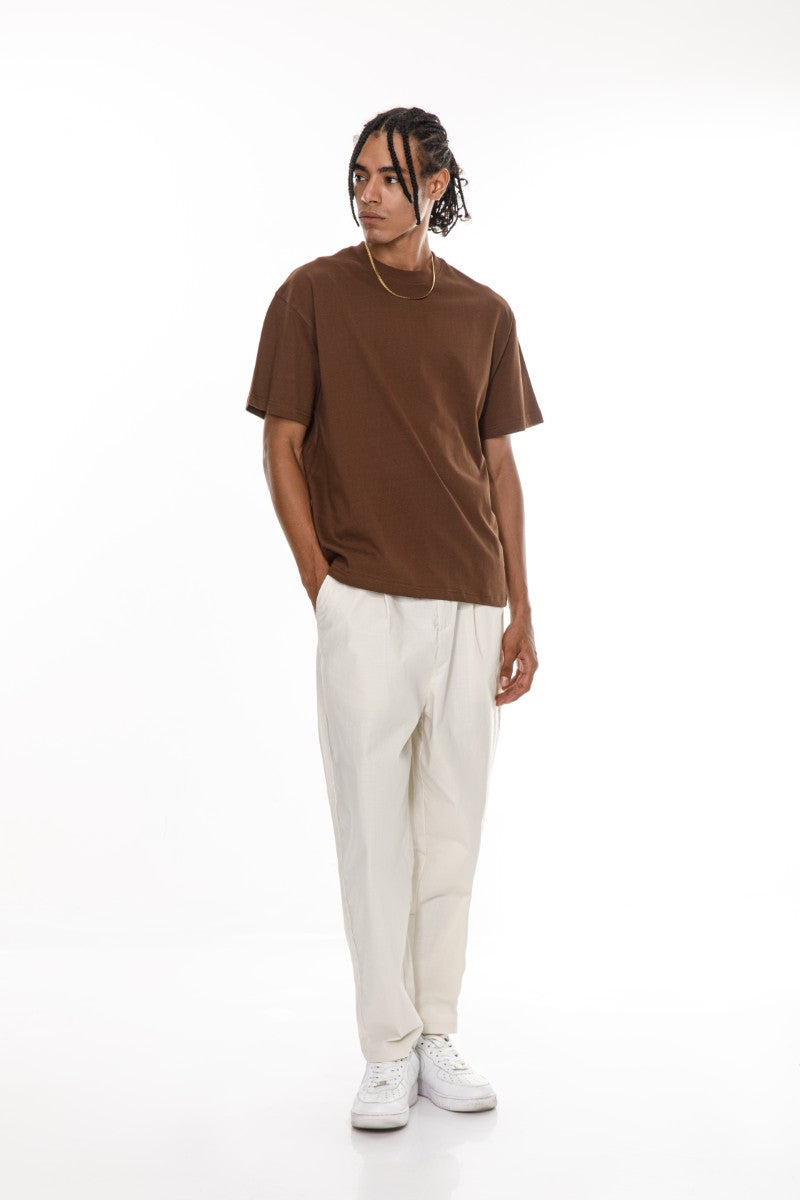 DNM UNITED Brown T-Shirt %100 COTTON - oversized