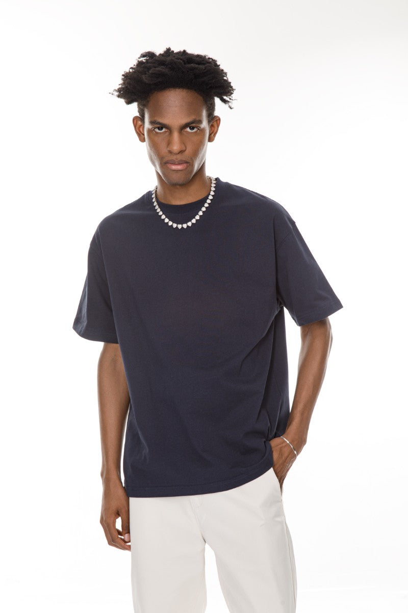 DNM UNITED Navy T-Shirt %100 COTTON - oversized