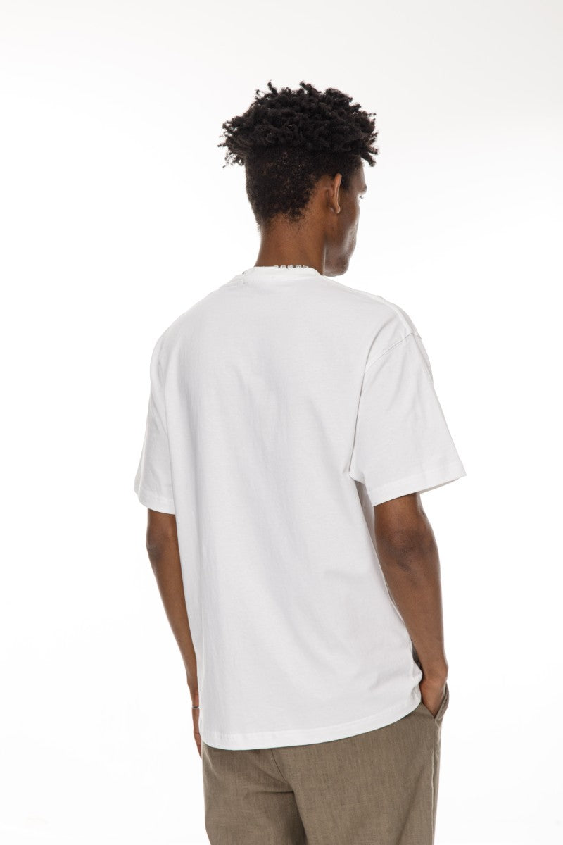 DNM UNITED Off White T-Shirt %100 COTTON - oversized