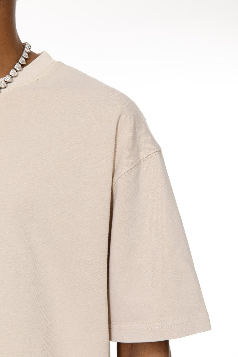 DNM UNITED Beige T-Shirt %100 COTTON - oversized