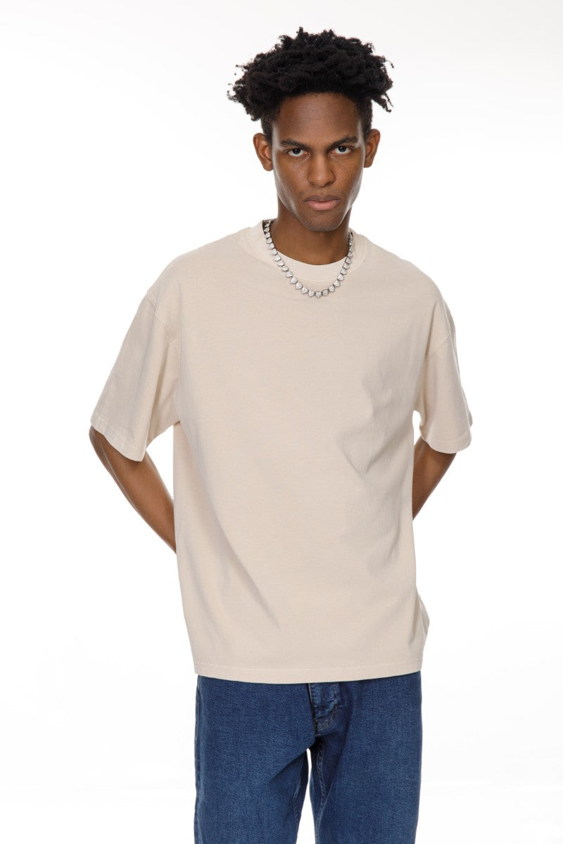 DNM UNITED Beige T-Shirt %100 COTTON - oversized