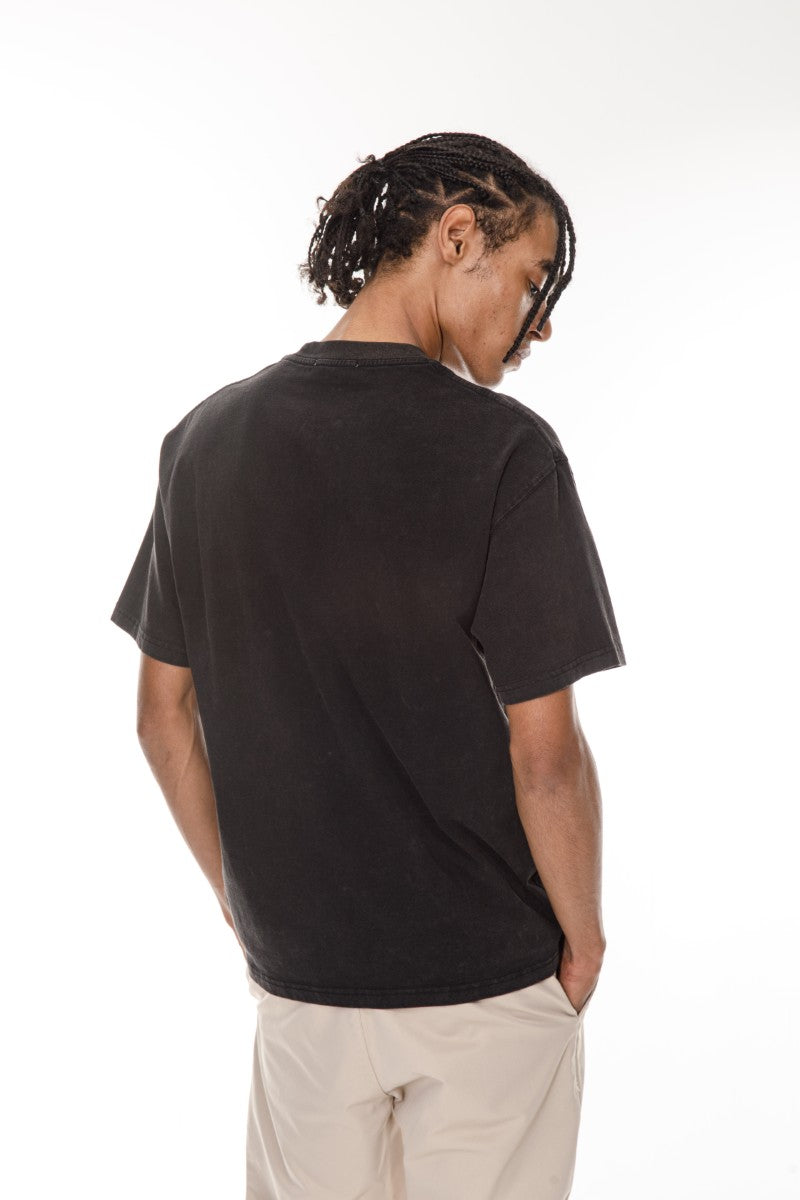DNM UNITED Black T-Shirt %100 COTTON - oversized