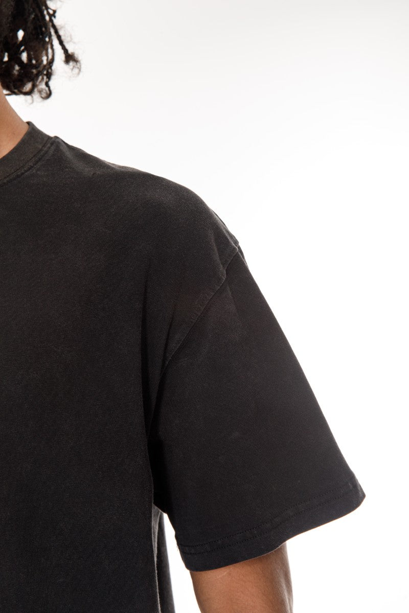 DNM UNITED Black T-Shirt %100 COTTON - oversized