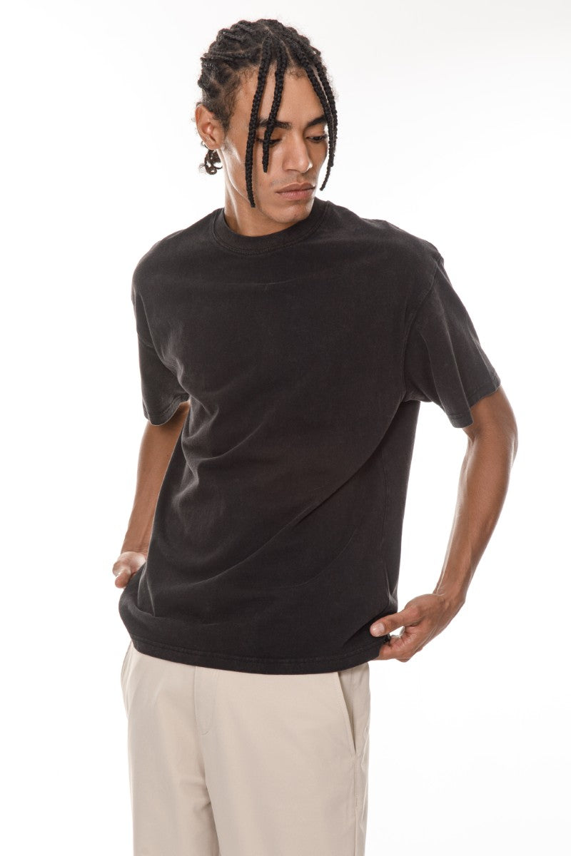 DNM UNITED Black T-Shirt %100 COTTON - oversized