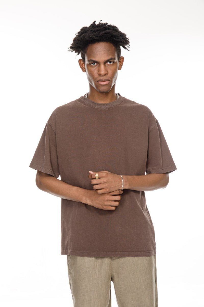 DNM UNITED Brown T-Shirt %100 COTTON - oversized