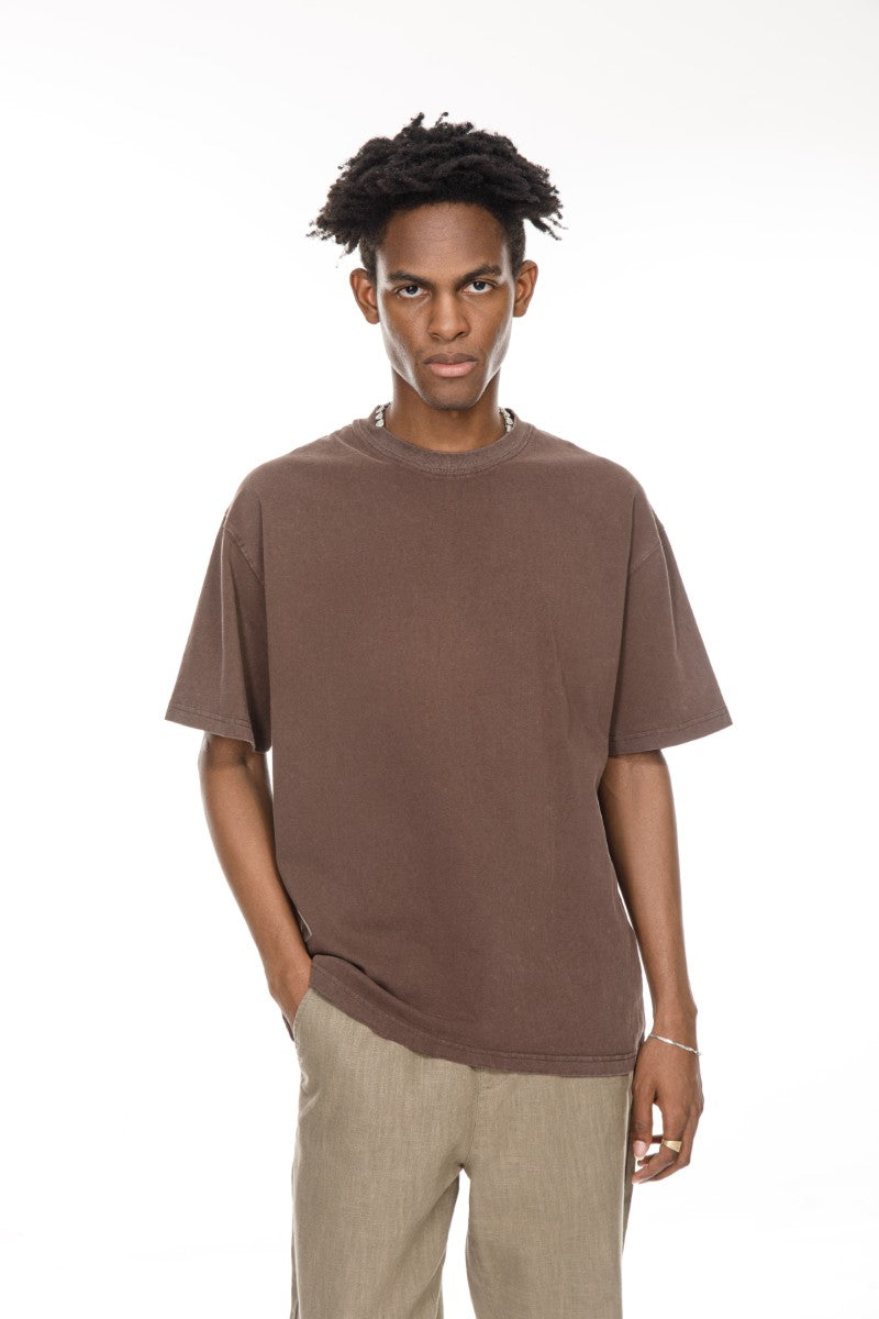 DNM UNITED Brown T-Shirt %100 COTTON - oversized